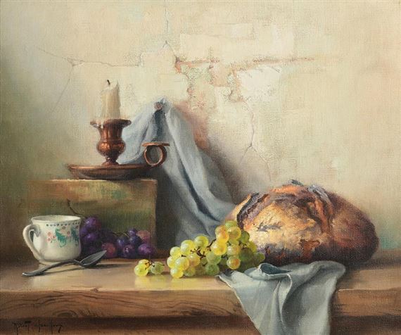 Still Life on Tabletop by Robert Chailloux