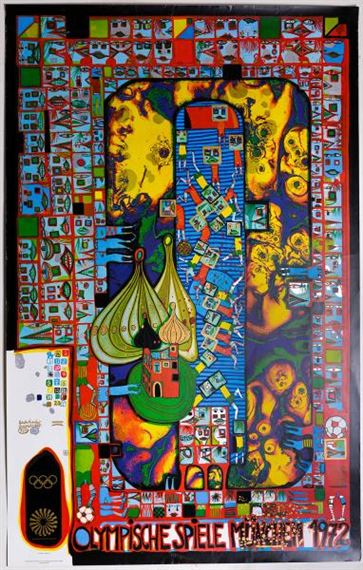 Olympische Spiele München by Friedensreich Hundertwasser, 1972