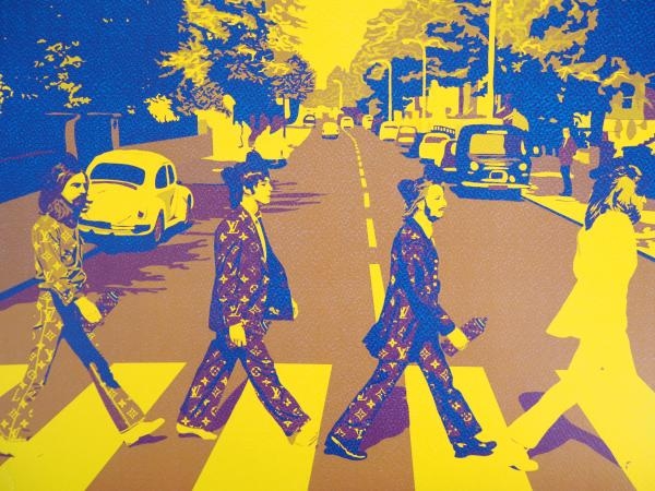 BEATLES, ABBEY ROAD, RED LOUIS VUITTON by Death NYC