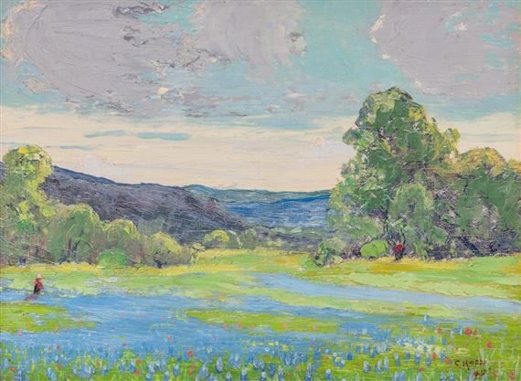 Bluebonnets by Carl Thomas Hoppe, 1949