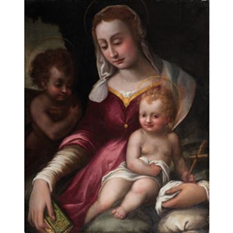 Madonna con il Bambino - Pomponio Allegri