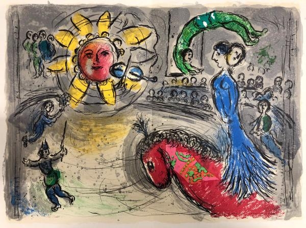 Derrière le Miroir Marc Chagall by Marc Chagall, 1979