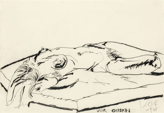 Lying Nude by Karl Anton Fleck, 1978