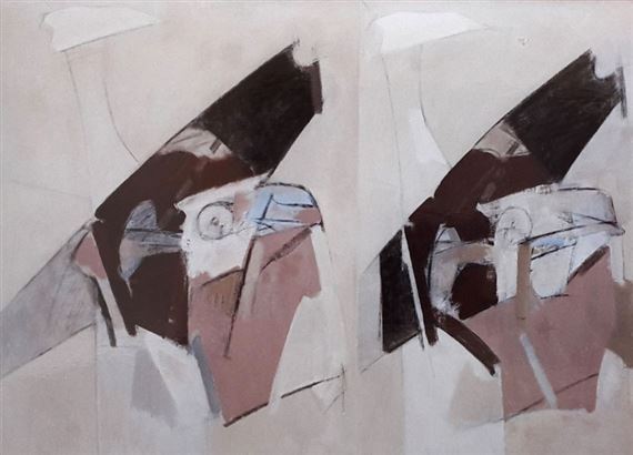 DOUBLE PAYSAGE N°58 by Albert Bitran, 1976