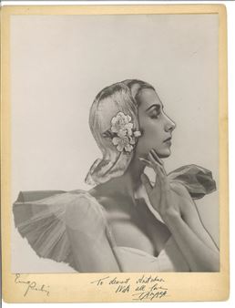 Autographe - Tamara  Khassidovitch Toumanova