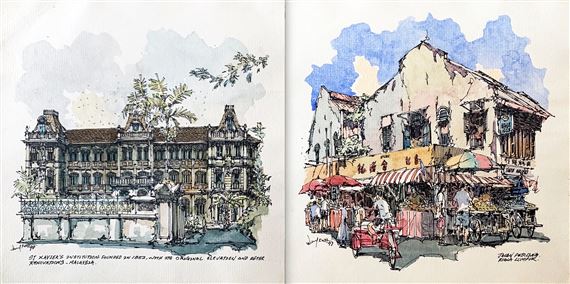 Lee Weng Fatt  Two Works: St Xavieru0027s Institution, 1998; Jalan 