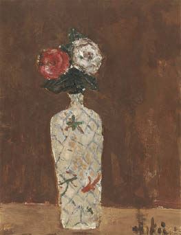 Rose in Tenkei tokkuri by Seiji Chokai