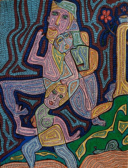 Personnages en danse by Gérard Sendrey