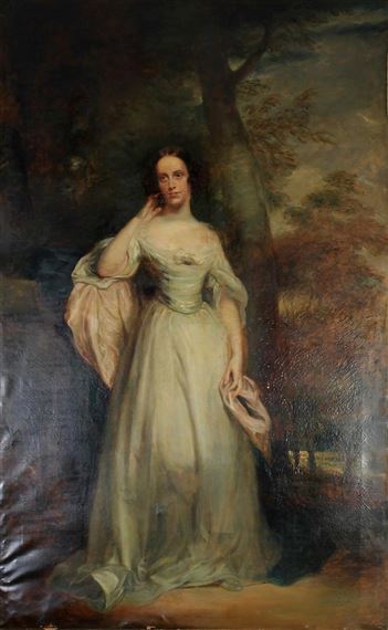 Portrait of Lady Elizabeth Shepherd, later Mrs Hall - Benjamin Rawlinson Faulkner