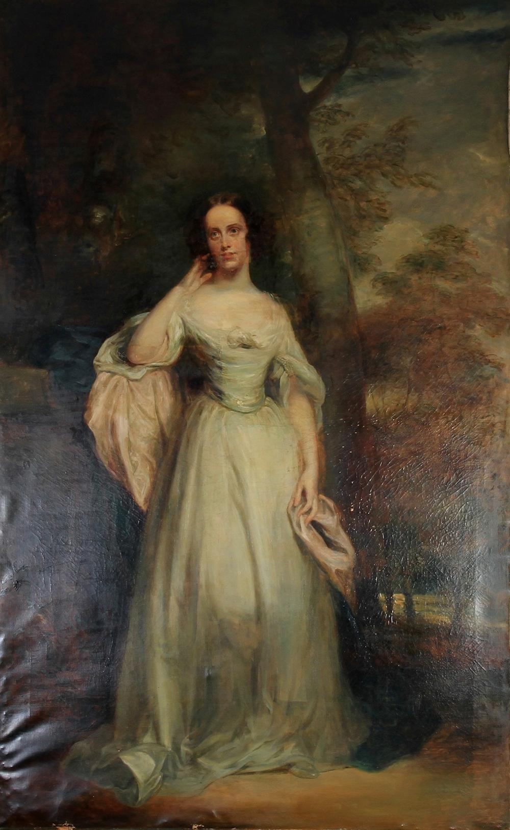 Artwork by Benjamin Rawlinson Faulkner, Portrait of Lady Elizabeth Shepherd, later Mrs Hall, Made of oil on canvas