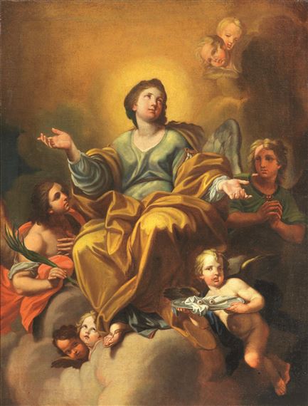 GLORIA DI SANTA LUCIA by Roman School, 17th Century, 17th century