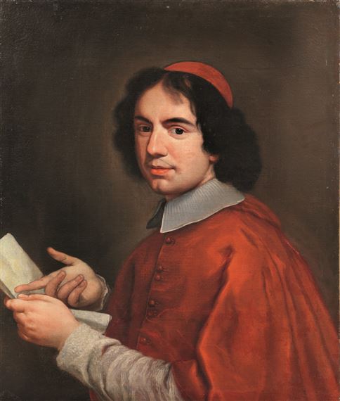 RITRATTO DI UN CARDINALE by Roman School, 17th Century, 17th century