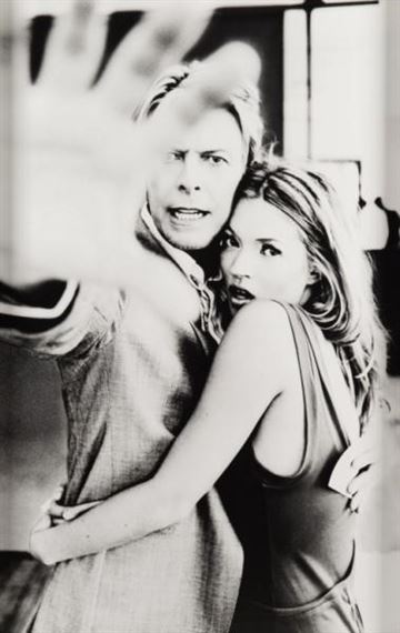 David Bowie & Kate Moss, for Q Magazine, October by Ellen von Unwerth, 2003