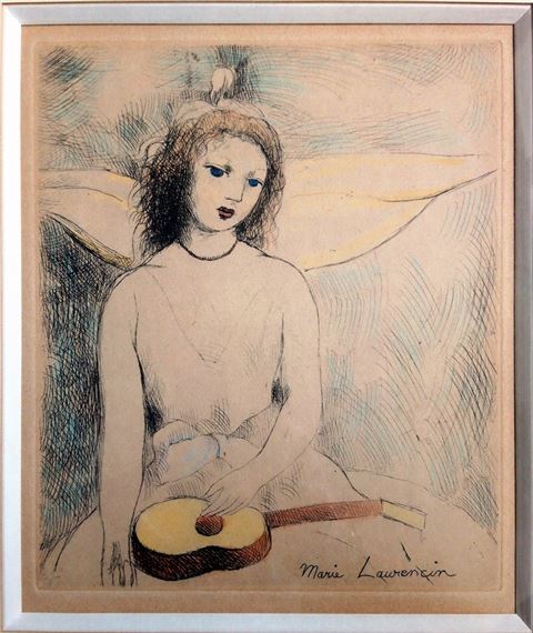Marie Laurencin | Jeune femme à la guitare | MutualArt