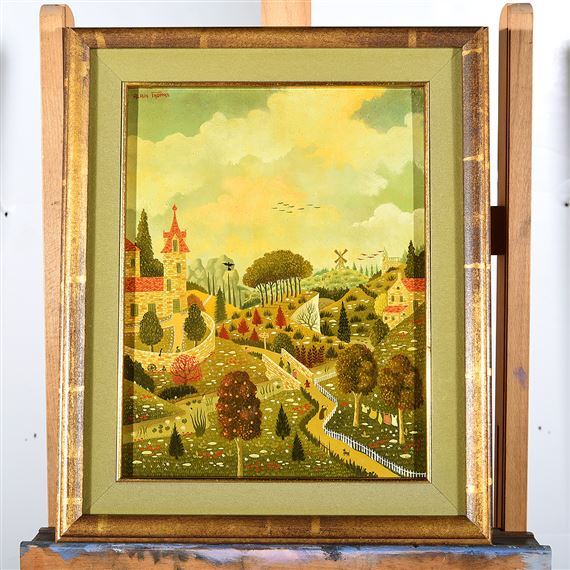 Paysage au Moulin by Alain Thomas