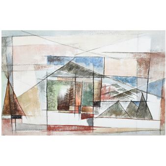 Cubist Landscape - Sam Wiener