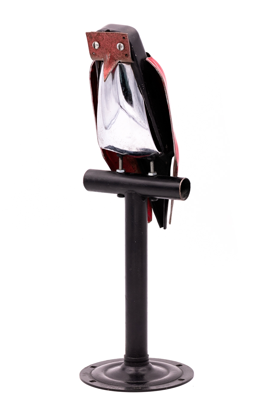 Artwork by Leonard Streckfus, Untitled, Made of Metal sculpture and recycled materials