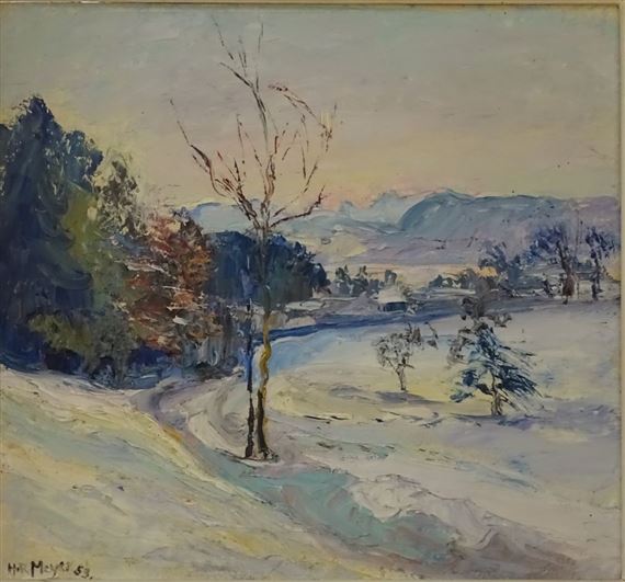 Winterlandschaft bei Zolikon/Schweiz - Hans Rudolf Meyer