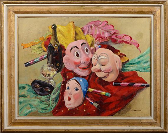 Les masques d'Ensor by Marie Louise Verwee Eichenberger