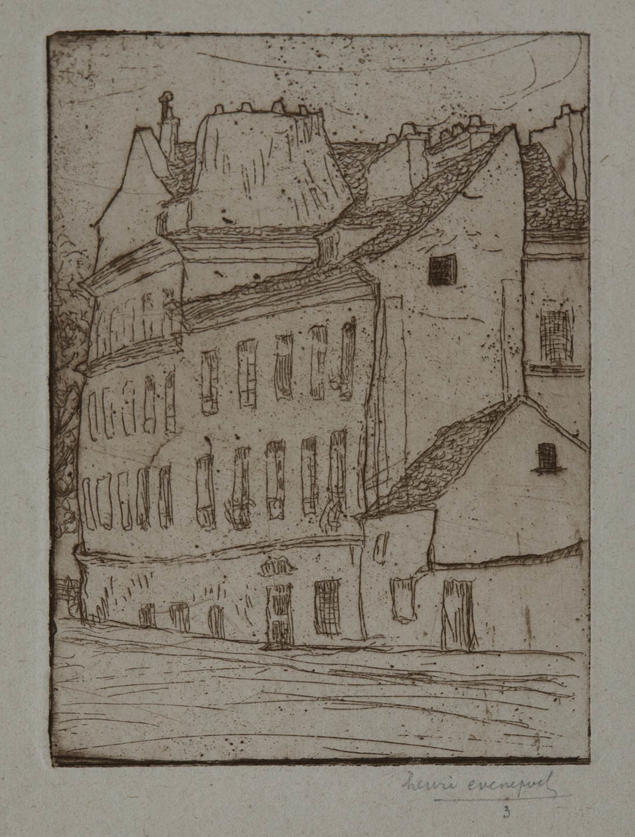 Henri Evenepoel 2 WORKS RUE (1899) MutualArt