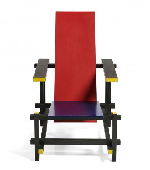 Fauteuil dit « Redblue » – Création by Gerrit Rietveld, 1918
