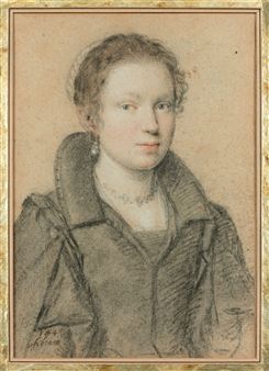 Portrait de femme à la robe noire Picture