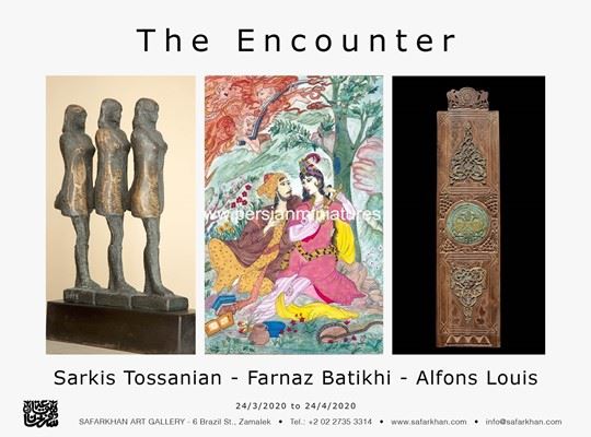 Alfons Louis Gayd,Sarkis Tossoonian & Farnaz Batikhi: Encounter - Safar Khan Gallery