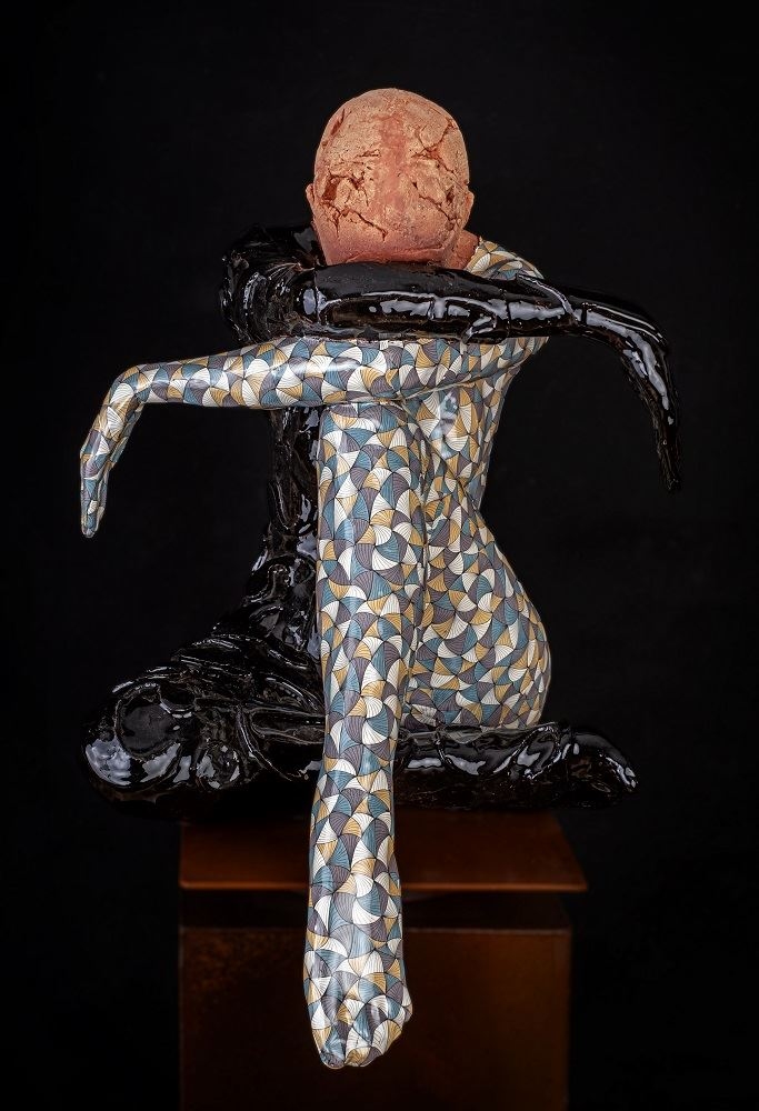 Artwork by Marek Zyga, I Miss You, Made of Pottery