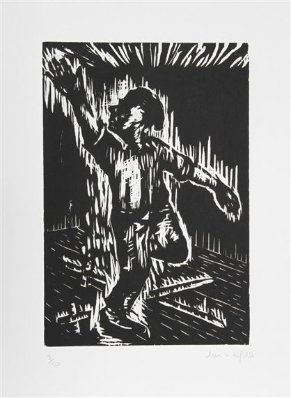 Frontspiece from Scottish Bestiary by Steven Campbell, 1987