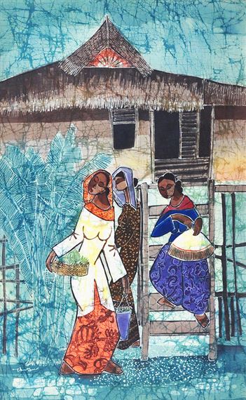 Women in Sarong by Tan Thean Song