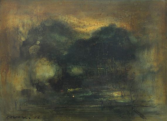 Mountain Scene by Choo Keng Kwang, 1965