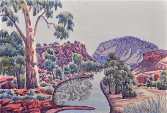 "Reflections, Mount Hermannsburg" by Cordula Ebatarinja