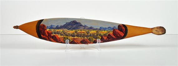 "Along the Plains, View of Mount Sonder"