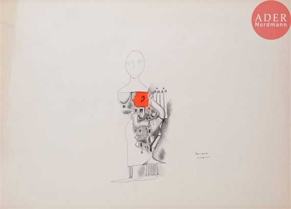 Femme au grand cœur by Just Mikailoff, 1966