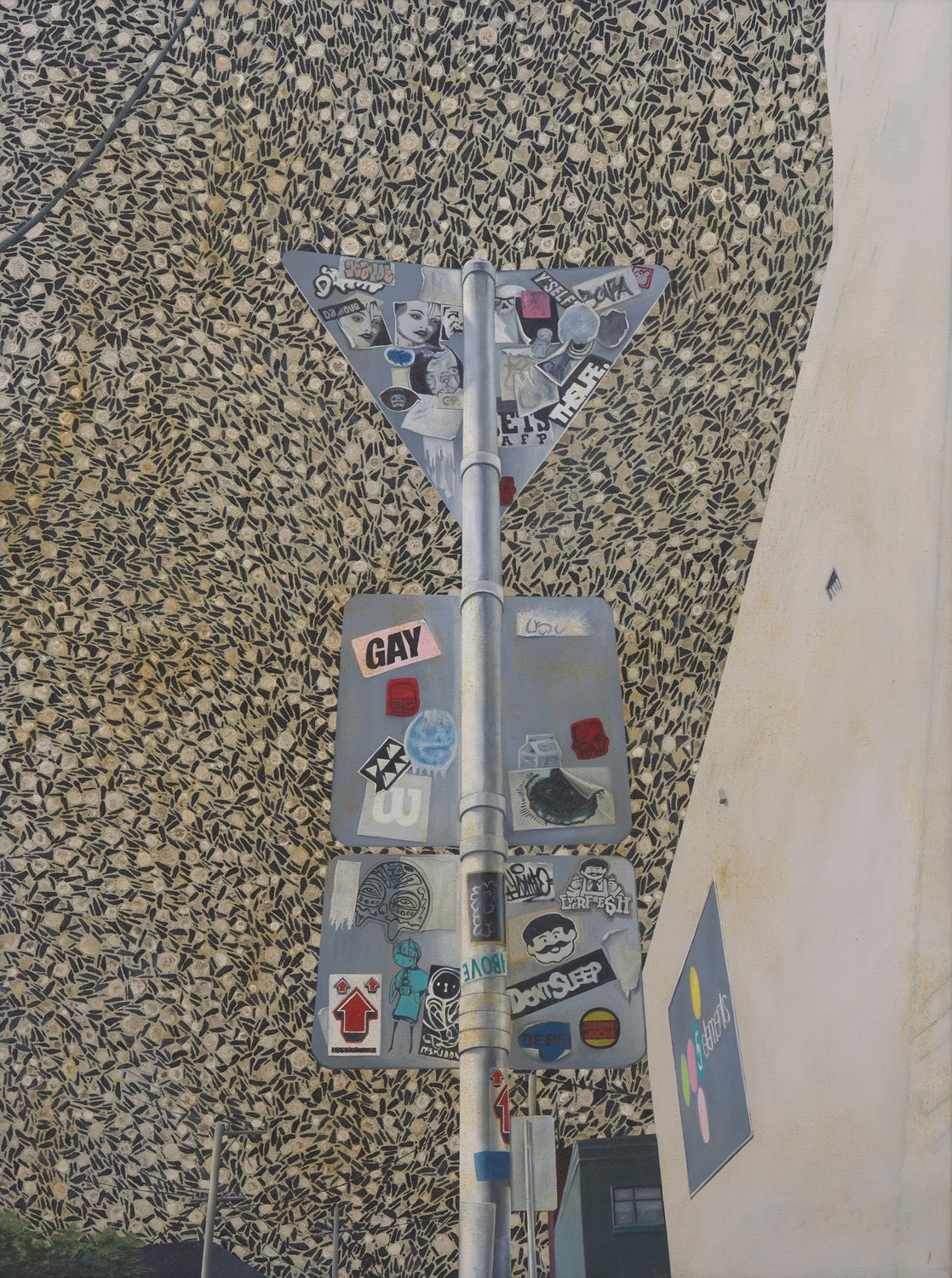 Artwork by Craig Cole, Exposed Aggregate #, Made of oil on canvas