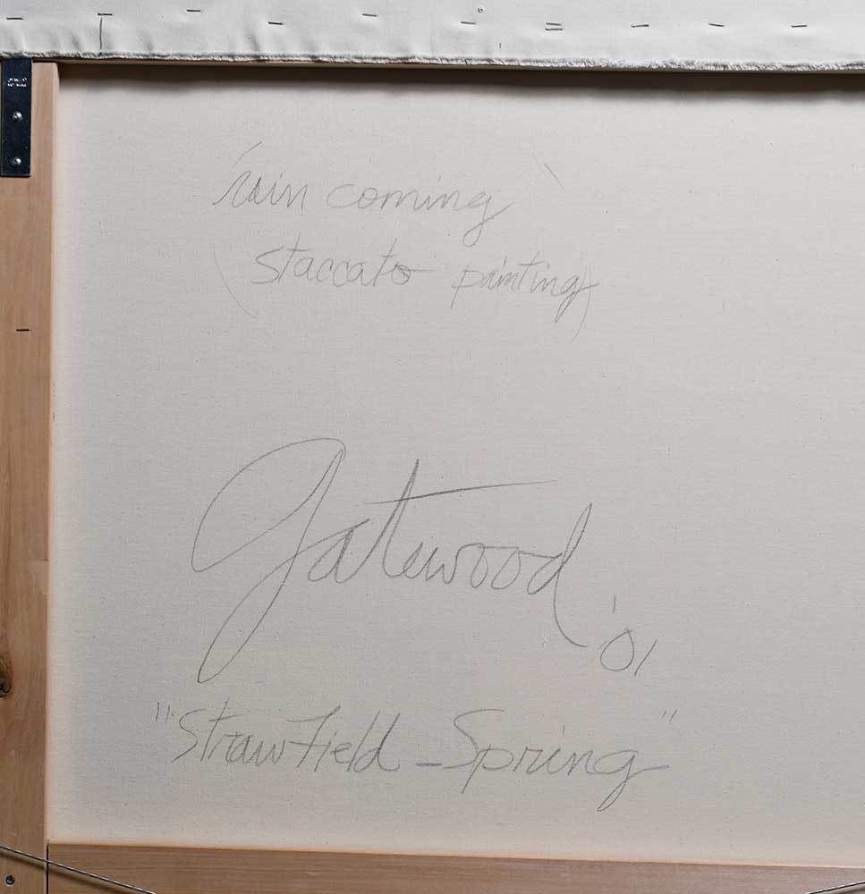 Artwork by Maud Gatewood, Straw Field Spring, Made of acrylic on canvas