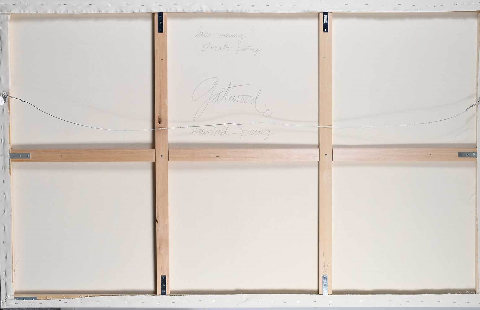 Artwork by Maud Gatewood, Straw Field Spring, Made of acrylic on canvas