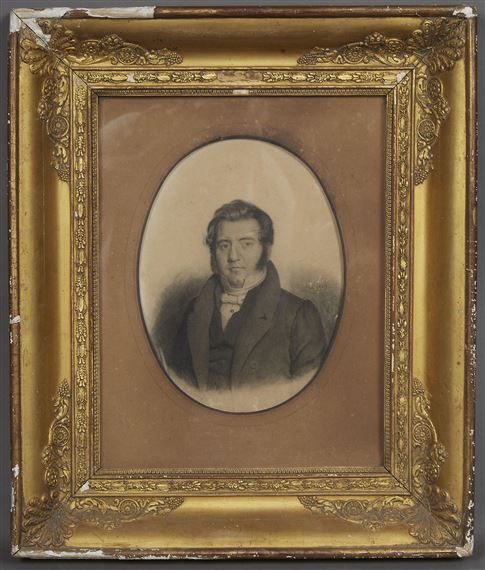 Two Works: Portraits by Leon Viardot, 1829