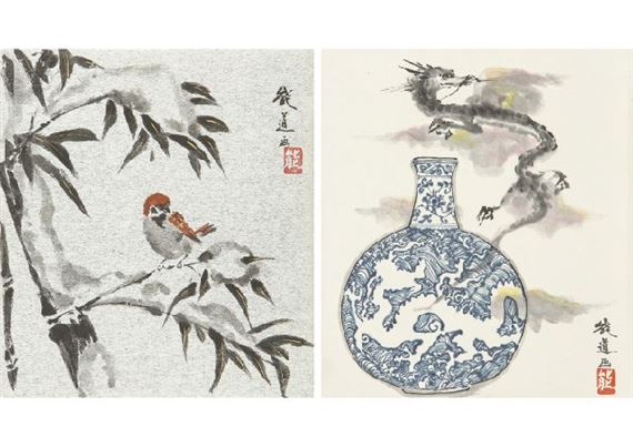 Snow and sparrow / Dragon