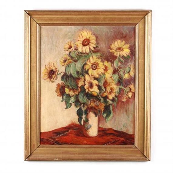 Eugene Edward Speicher | Still Life with Sunflowers | MutualArt