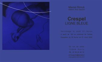 Crespel: Ligne Bleue - Galerie Rive Gauche, Marcel Strouk