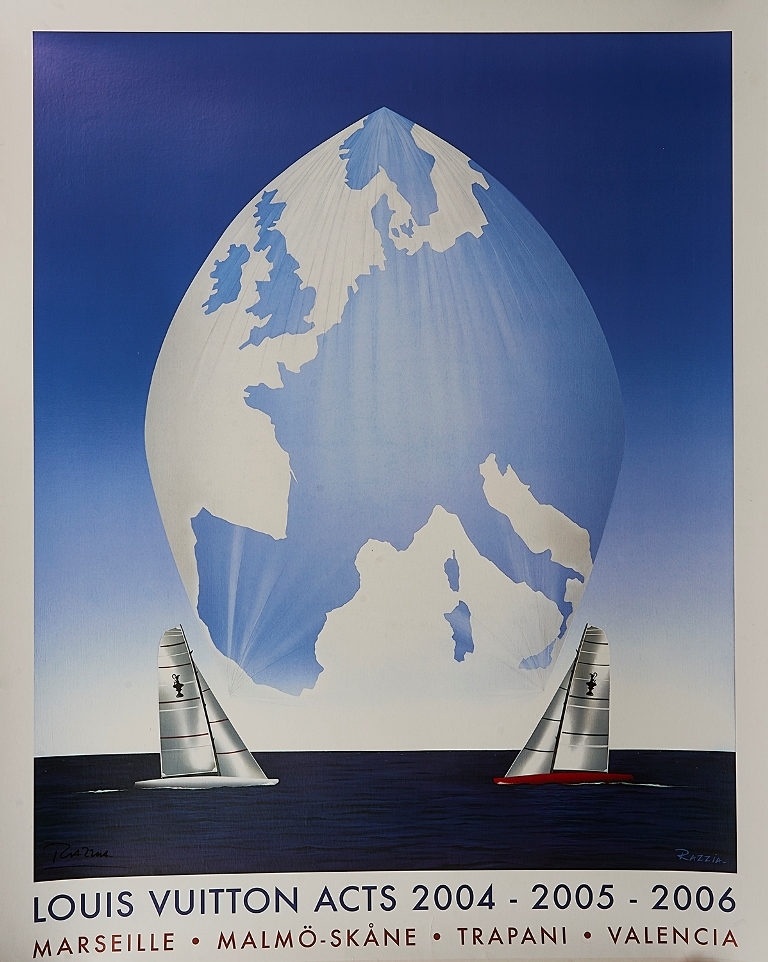 1990 Razzia Louis Vuitton Bagatelle Poster