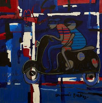 French Lovers, French Wall Series - Dennis Baker