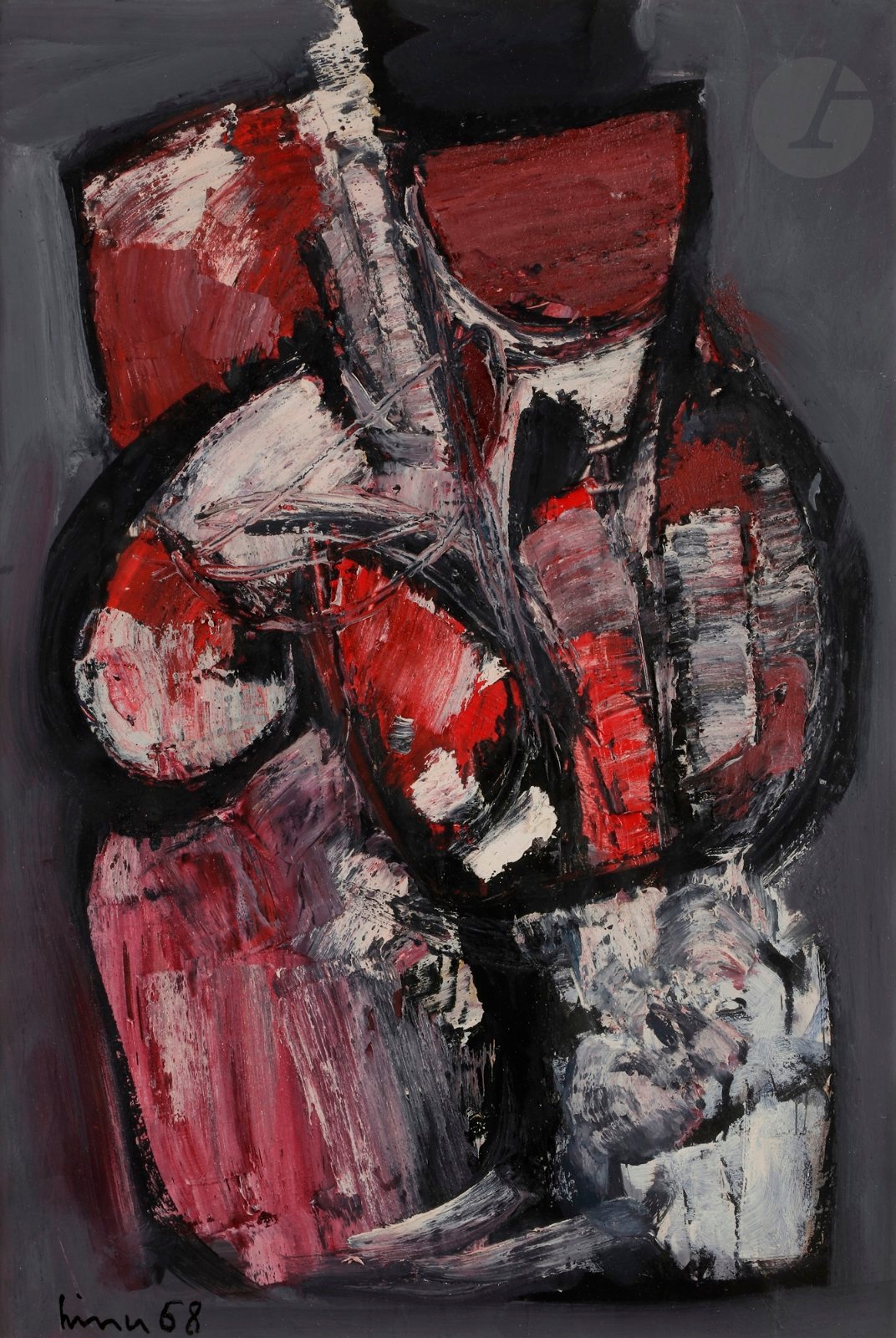 Artwork by Carl Walter Liner, Composition, Made of oil on paper