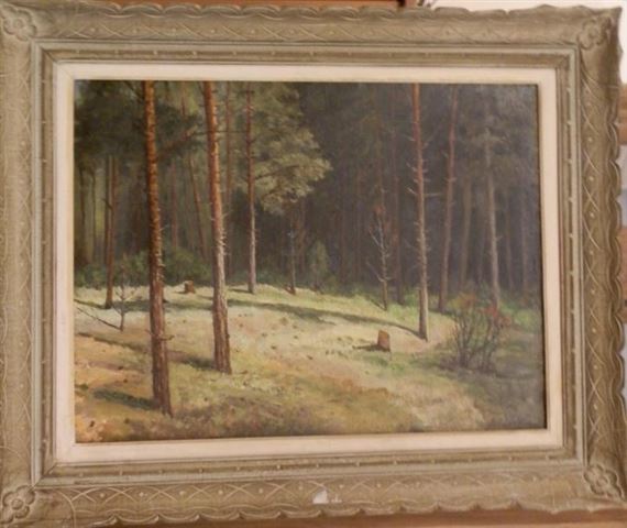 Une clairière dans la forêt by Serge Agababian Sedrac