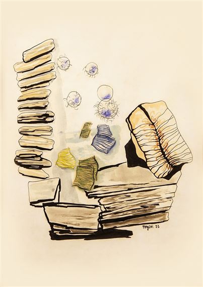 BEZ NÁZVU by Toyen, 1933