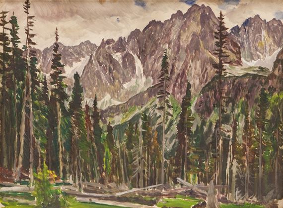 HORSKÁ KRAJINA by Antonín Hudeček, 1930