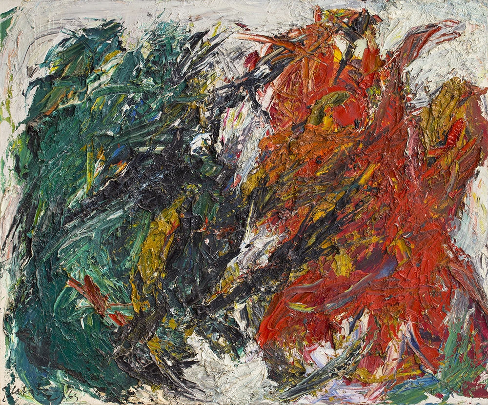 Le rouge et le vert by Ger Lataster, 1963