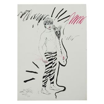 Hombre con máscara - Ricardo García Mora