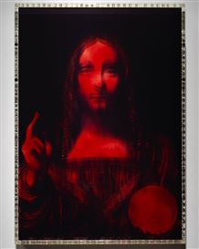 Social Media Addiction, a Blood-Soaked Salvator Mundi and More at the Spring Break Art Show